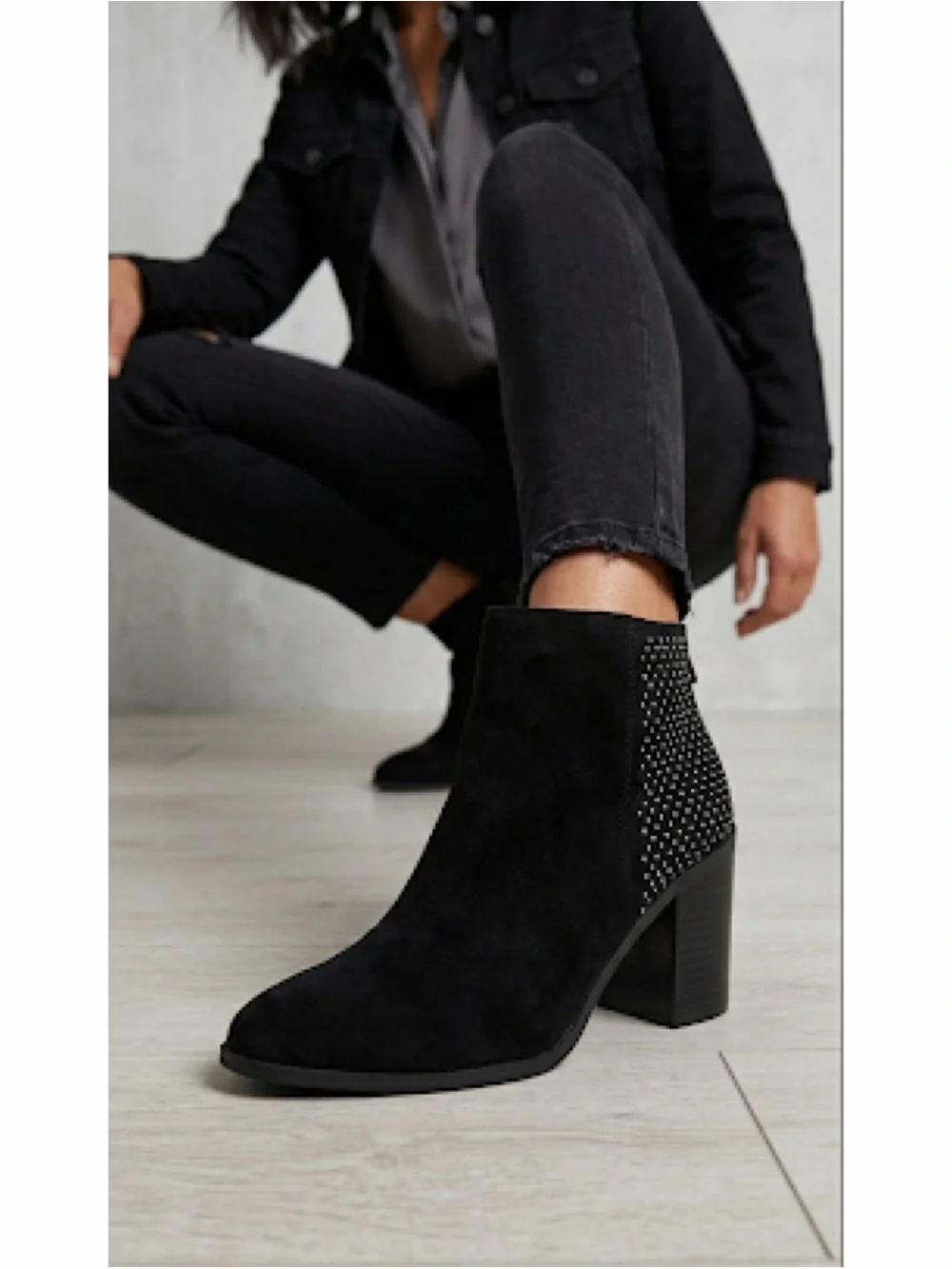 Madden NYC Women's Rain Zip Up‎ High Heel Ankle Boots Black Size 9